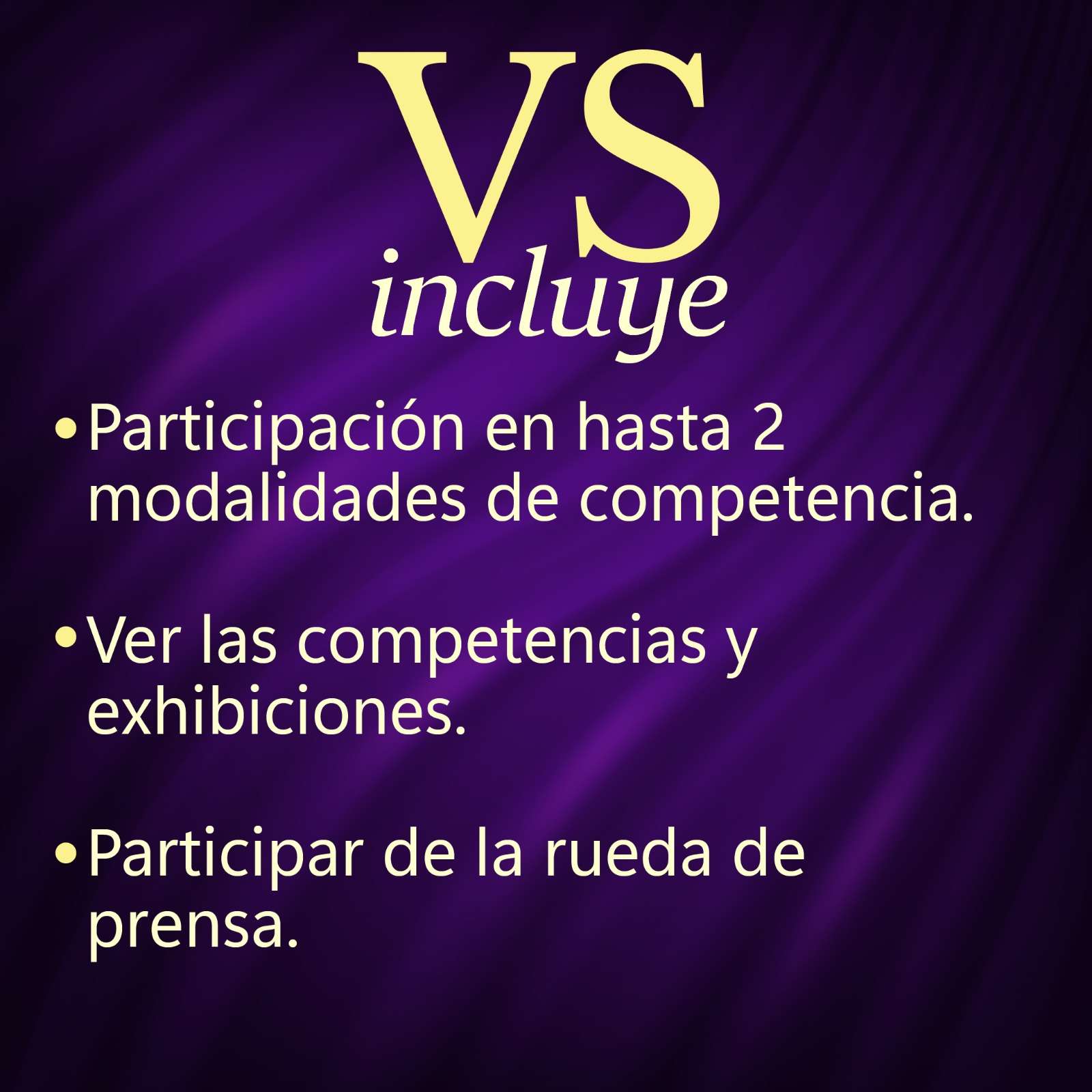 Vs Pass Festival Internacional Casinea 2026 🏅 - Imagen 2