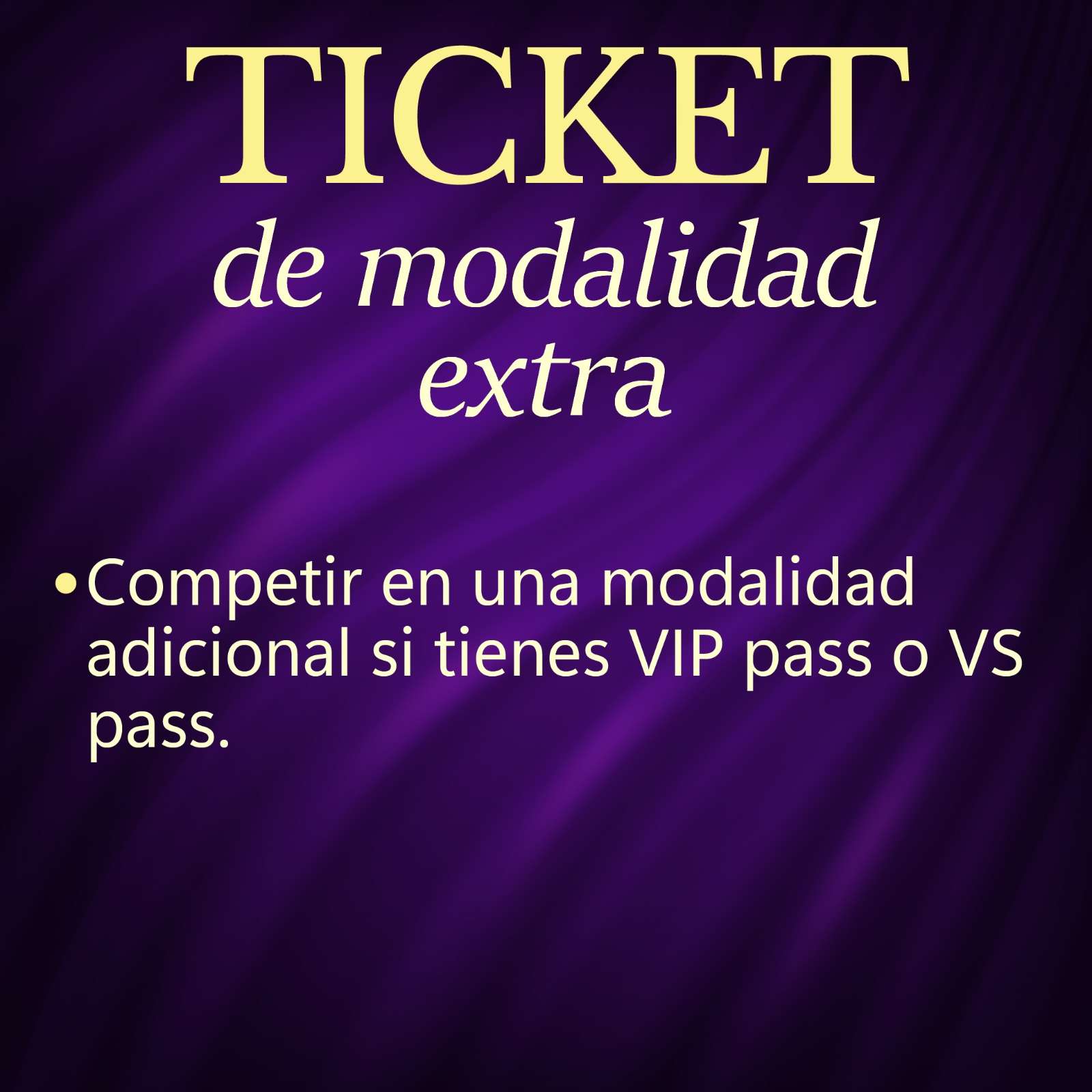 Ticket de Modalidad Extra Festival Internacional Casinea 2026 ⚡ - Imagen 2